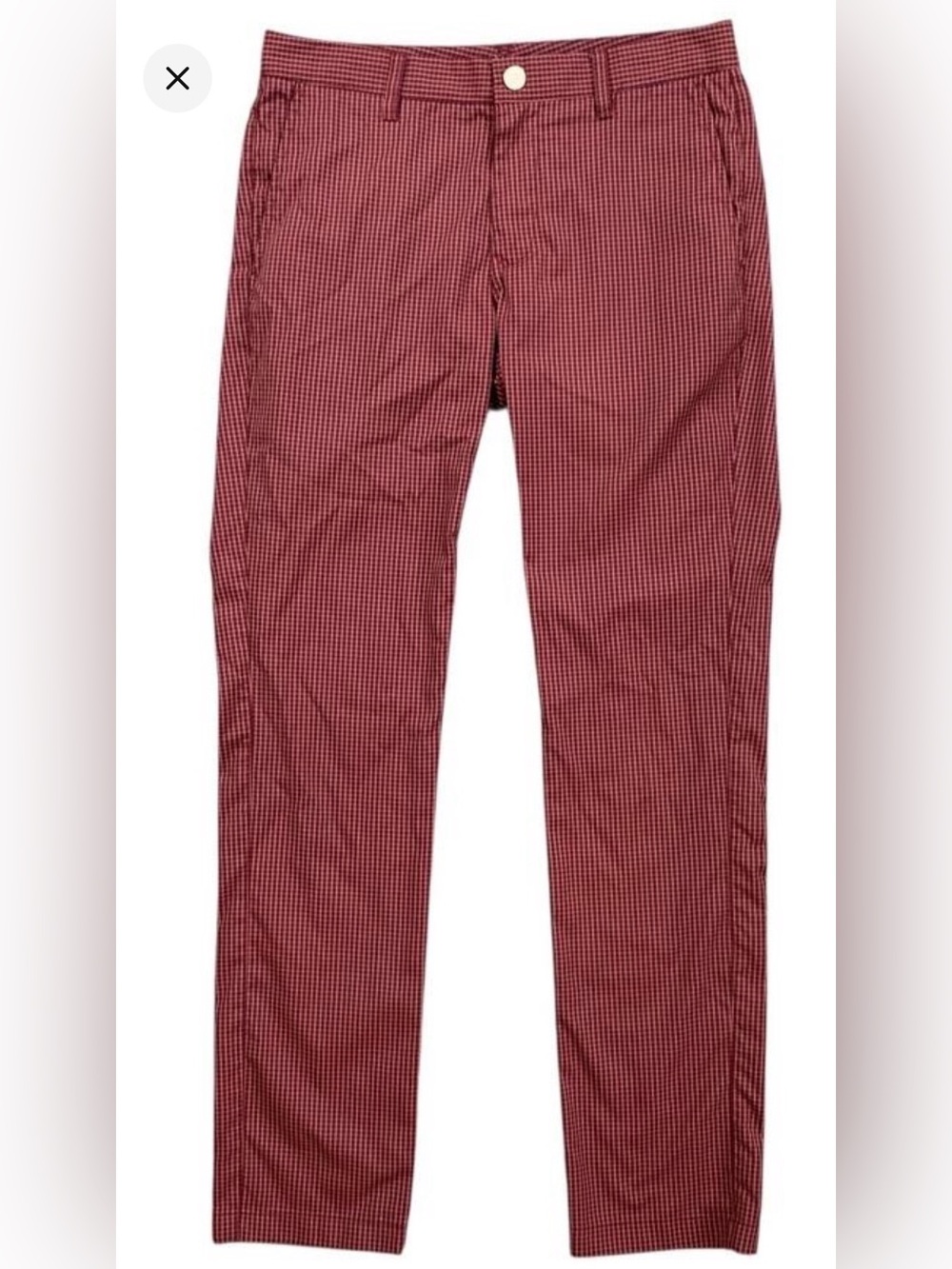 Bonobos Pants Mens 30 Highland Tour Tailored Fit Golf Plaid Performance Chino